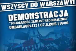 7 listopada odbędzie się demonstracja "Solidarność zamiast nacjonalizmu"