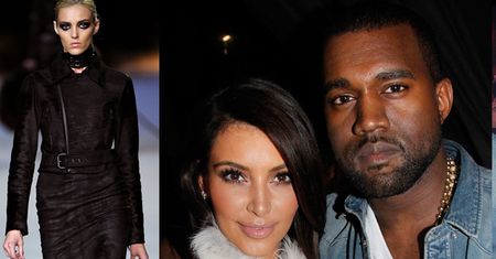 Anja i Kim na pokazie Kanye Westa!