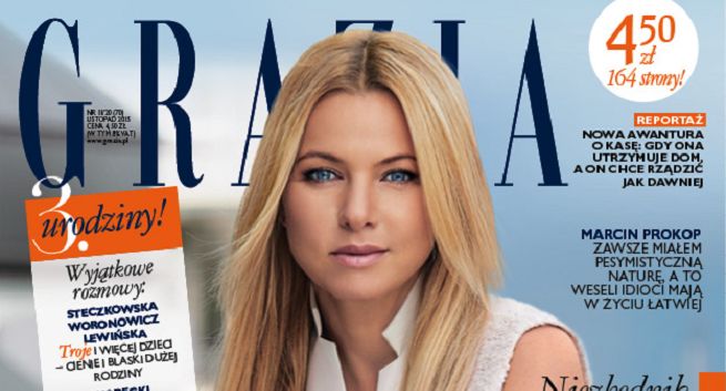 Urodzinowa „Grazia” z Katarzyną Bujakiewicz na okładce