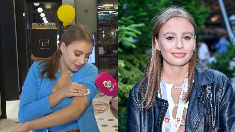 Oliwia Bieniuk chwali się zodiakalnym tatuażem