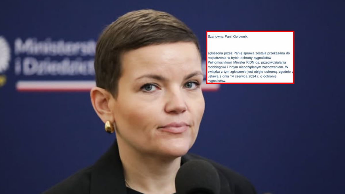 Minister Marta Cienkowska i