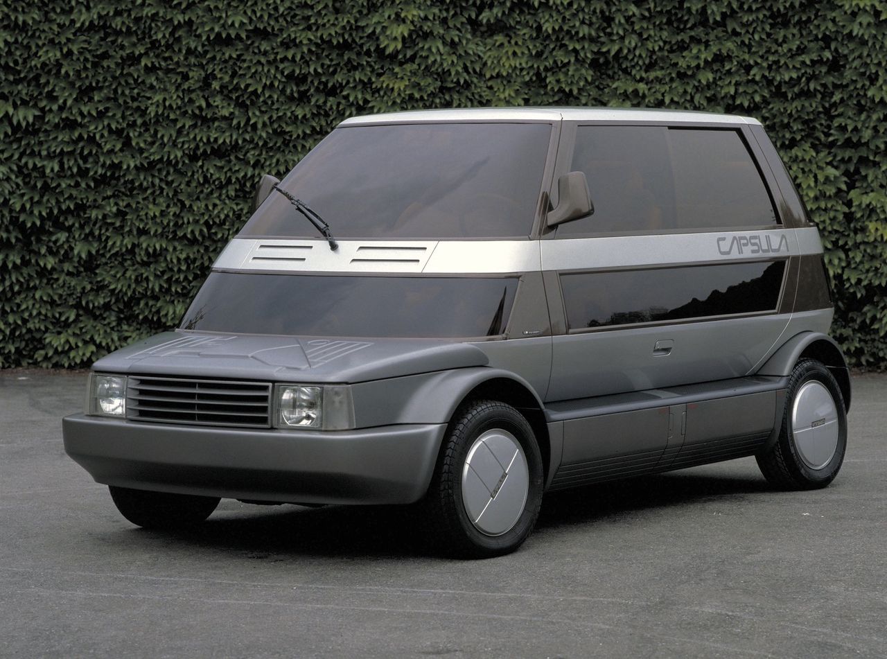 Italdesign Capsula: projekt Giorgietto Giugiaro z 1982 roku, na którym według Enrico Fumii wzorował się kilkanaście lat później Fiat przy tworzeniu modelu Multipla (fot. Italdesign)