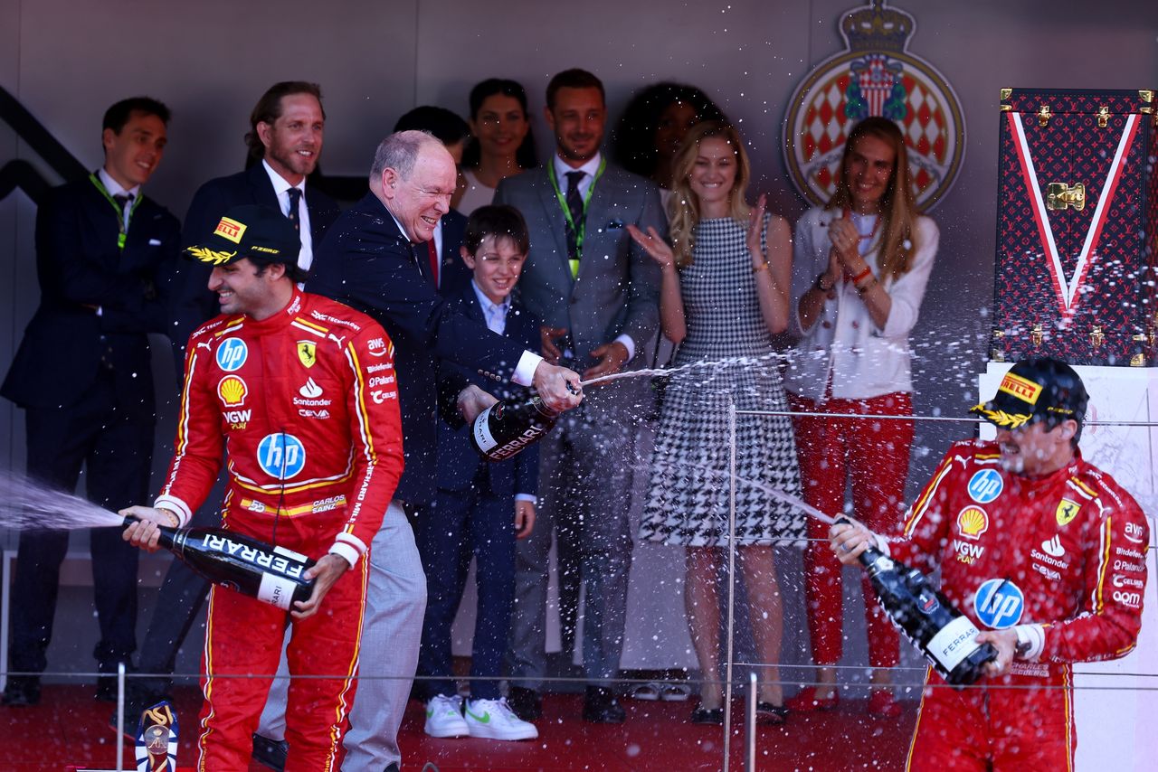 Prince Albert at the F1 races