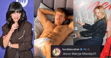 Maciej Musiał wodzi na pokuszenie w samych majtkach. Celebrytki w kociokwiku: "MACIUŚ, USPOKÓJ SIĘ!" (FOTO)
