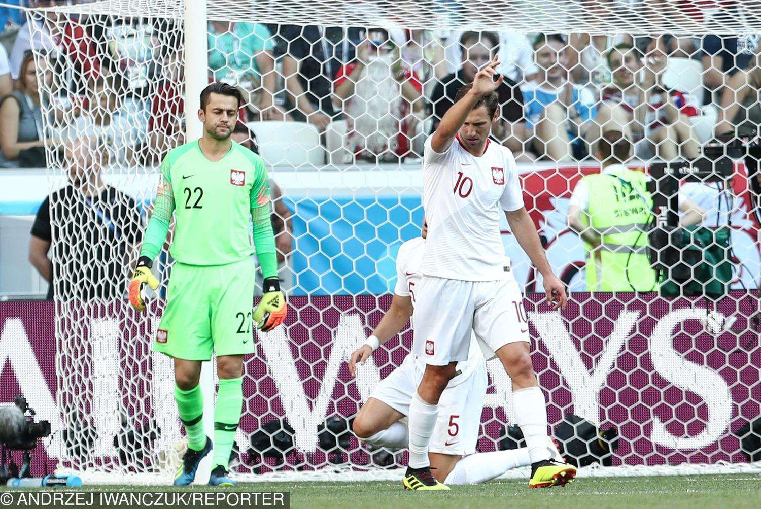 Mecz Polska-Japonia – Mundial 2018. Grzegorz Krychowiak i Łukasz Fabiański