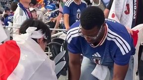Nie tylko Japończycy sprzątali stadion. Dołączyła do nich gwiazda