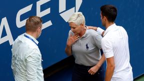 Tenis. US Open. Trafiona przez Djokovicia sędzia ofiarą pogróżek