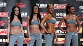 Gorące ring girls KSW na ważeniu w Poznaniu (fotorelacja)