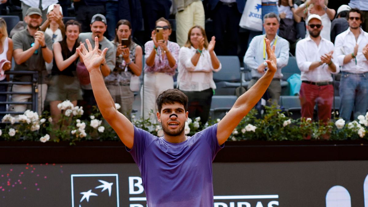 PAP/EPA / Fabio Frustaci / Na zdjęciu: Carlos Alcaraz