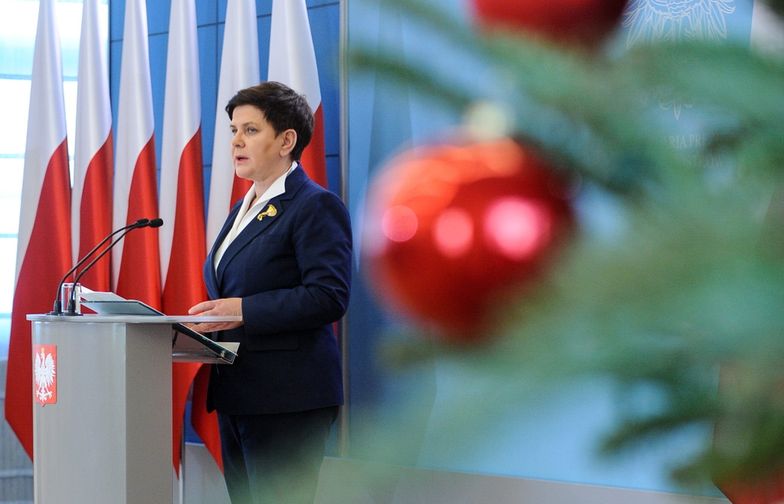 Beata Szydło podsumowała swoje rządy w mijającym roku