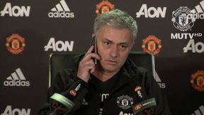 "To do Ciebie?" Mourinho odbiera telefon na konferencji