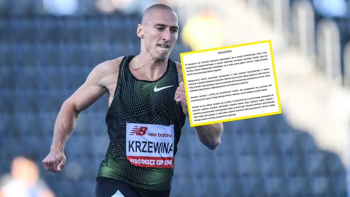 Jakub Krzewina wydał oświadczenie