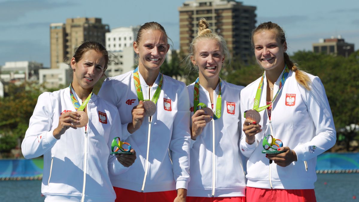 Czwórka podwójna kobiet z brązowymi medalami IO w Rio de Janeiro 2016