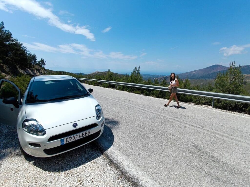 Opuszczone miasto Kastro Thassos
