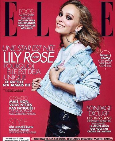 Lily-Rose – okładka magazynu Elle