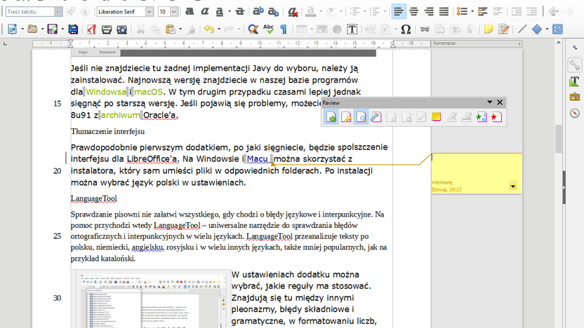 Review Toolbar 4