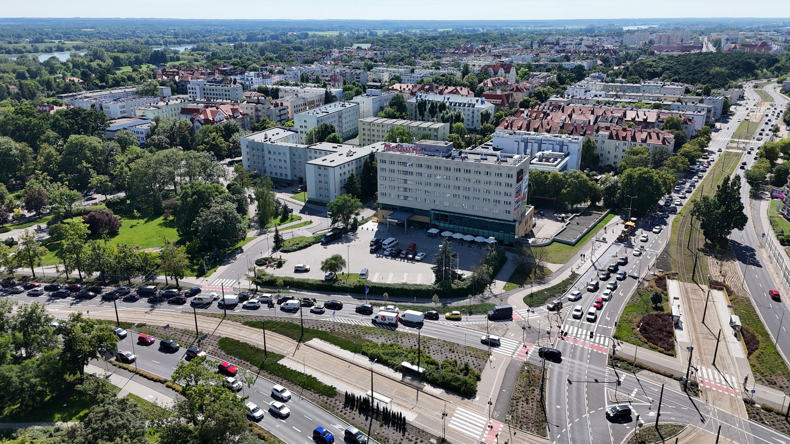 Najbliższa okolica ECFC nie jest zabytkowa