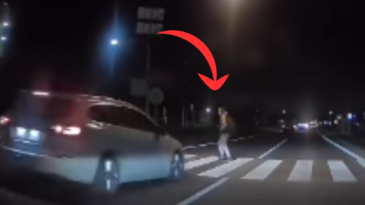  Kierowca omal nie potrącił mężczyzny