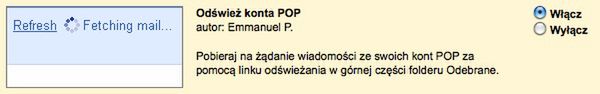 Jak ręcznie pobierać wiadomości z kont dodanych w Gmail? 2