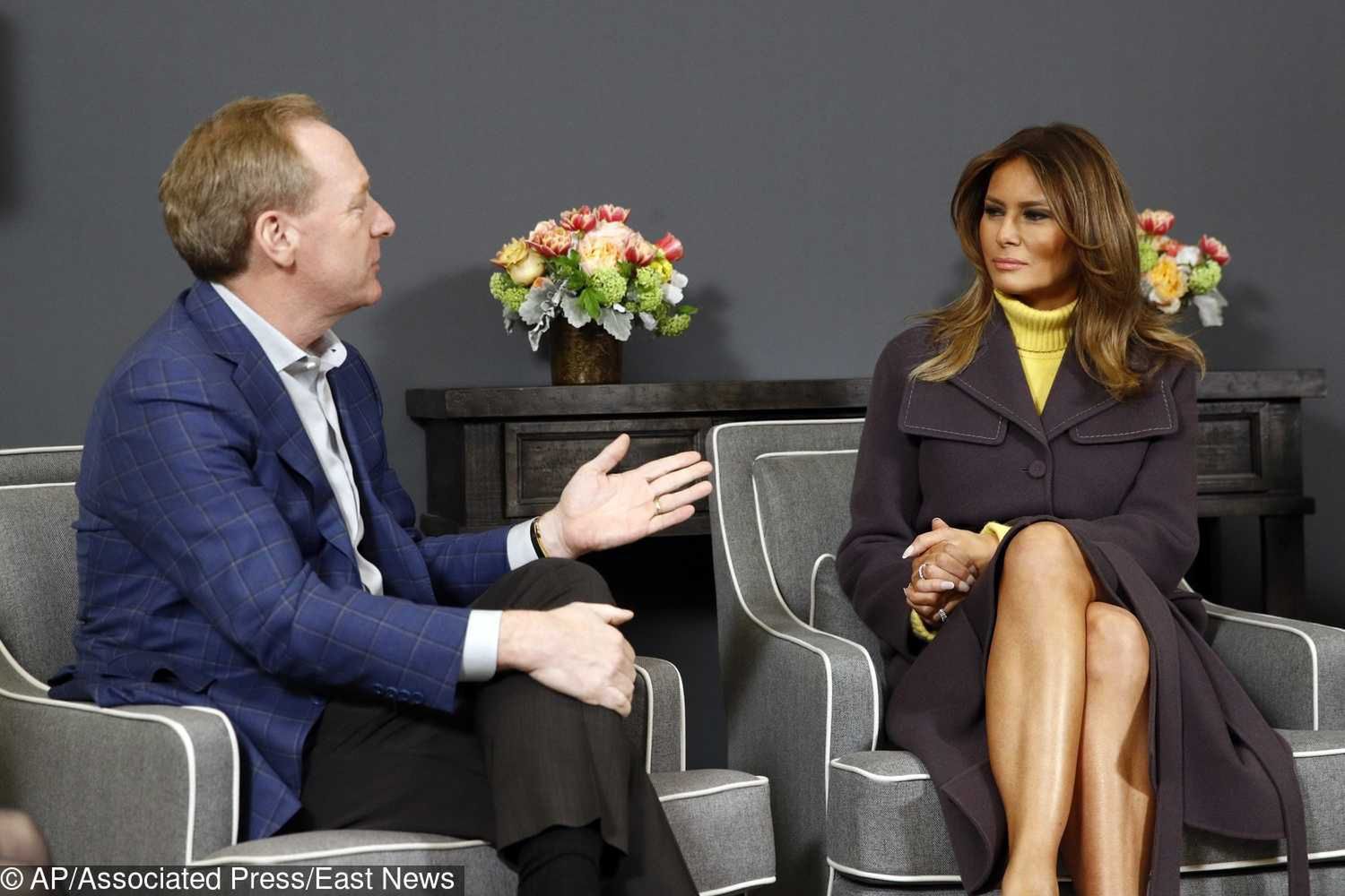 Melania Trump z wizytą w szkole artystycznej
