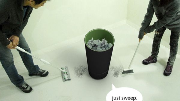 Odkurzacz i kosz na śmieci w jednym 1