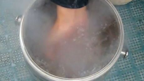 Zjawisko Leidenfrosta, czyli jak bezpiecznie włożyć rękę do ciekłego azotu (wideo) 1