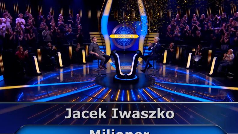 "Milionerzy". Jacek Iwaszko wygrał milion złotych.