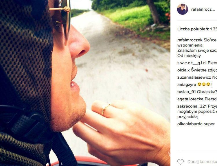 Rafał Mroczek (fot. Instagram)