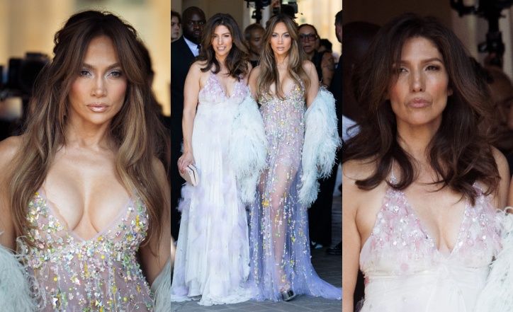 Jennifer Lopez lansuje się z młodszą siostrą Lydią w Paryżu