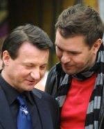 Robert Więckiewicz i Tomasz Karolak