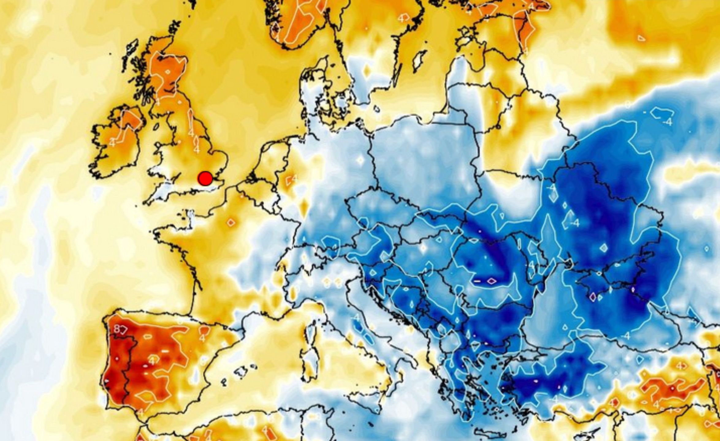 W prognozach widoczne są nocne napływy zimnego powietrza