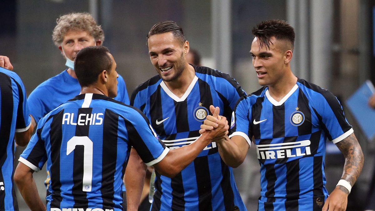 Zdjęcie okładkowe artykułu: Getty Images / MATTEO BAZZI / Na zdjęciu: radość piłkarzy Interu