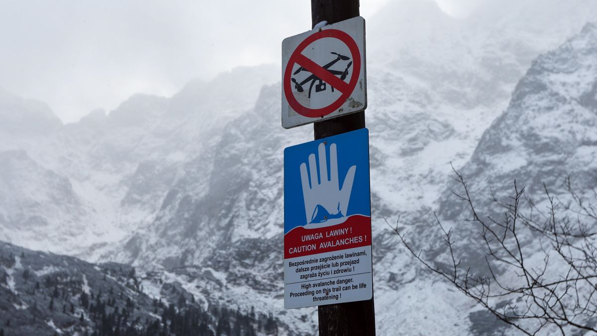 Zagrożenie lawinowe w Tatrach. Jest niebezpiecznie
