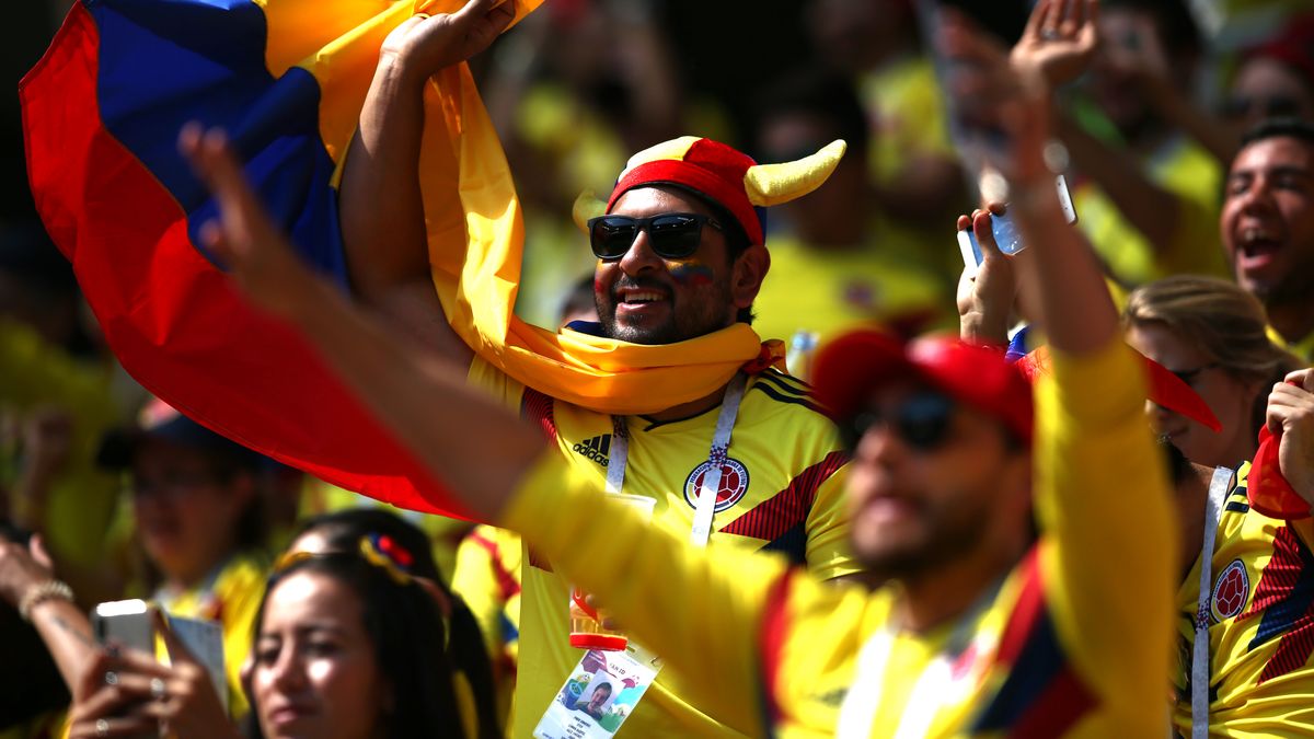 Zdjęcie okładkowe artykułu: Getty Images / Jan Kruger / Kibice reprezentacji Kolumbii 