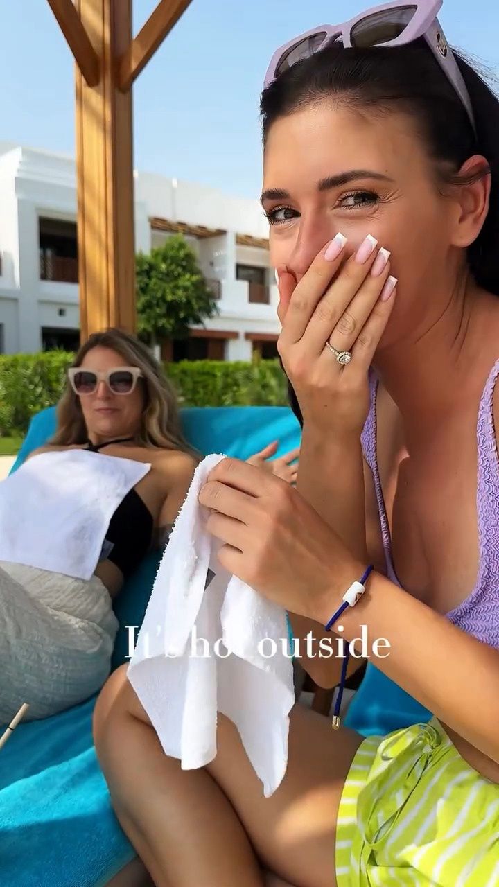 Klaudia Halejcio na wakacjach w Omanie