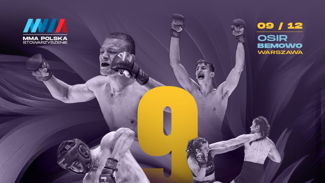 Plakat promujący 9 Mistrzostwa MMA