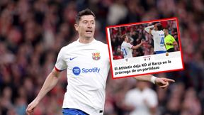 "Zejście zezłoszczonego Lewandowskiego". O tym momencie pisze się w Hiszpanii
