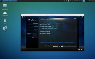 Zużycie zasobów pod xbmc na xubuntu (Acer 5315, Celeron 2GHz, 2GB RAM))