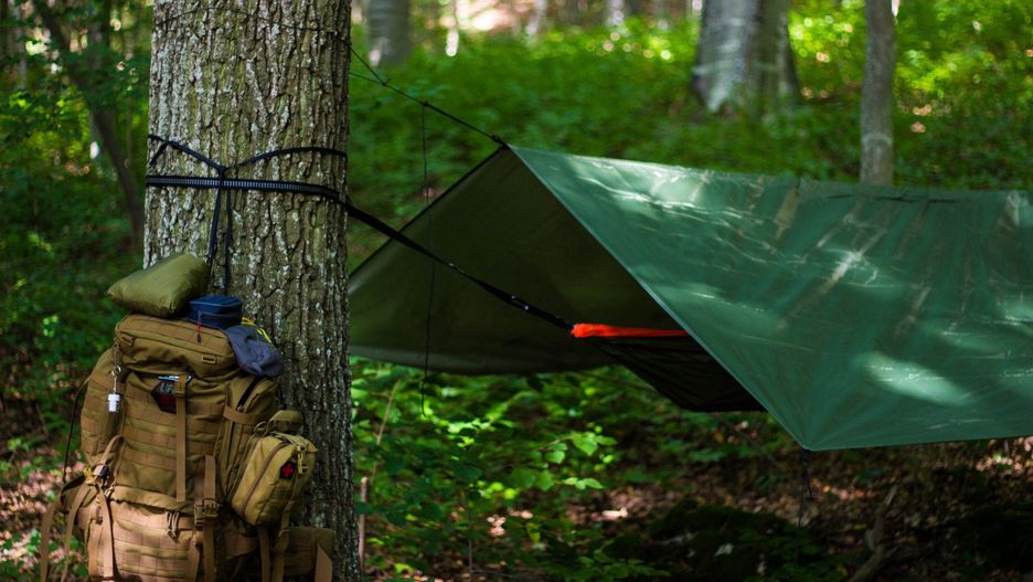 plecak namiot survival obóz las dzicz