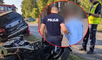 Potrącił motocyklistę i uciekł do Niemiec. Zatrzymany usłyszał zarzut