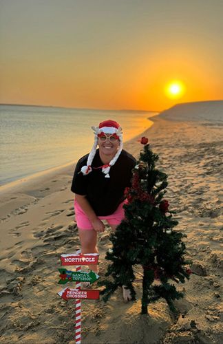 Anita Włodarczyk na katarskiej pustyni