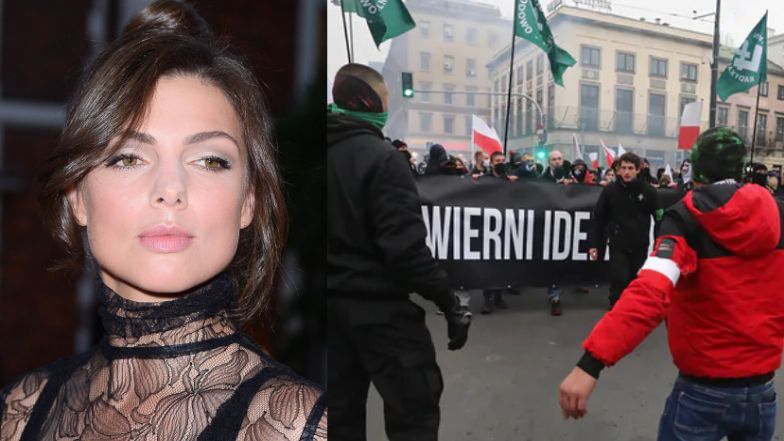Karolina Gorczyca zdenerwowała się po Marszu Niepodległości