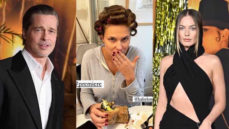 Żona Piotra Adamczyka brylowała na premierze z Bradem Pittem i Margot Robbie