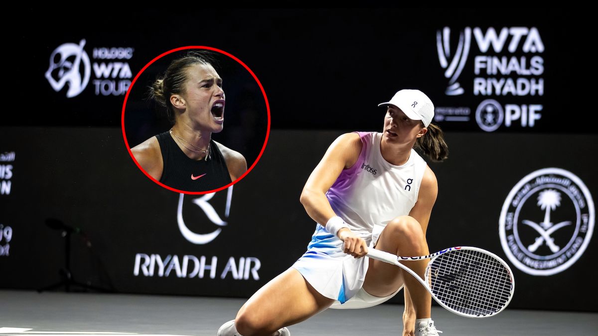 Getty Images / Robert Prange/Getty Images, Artur Widak/NurPhoto via Getty Images / Na zdjęciu: Iga Świątek i Aryna Sabalenka (w kółku)