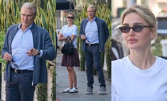 Dolph Lundgren z młodszą o prawie 40 lat żoną nawiedzają restaurację w Beverly Hills. Słodziaki? (ZDJĘCIA)