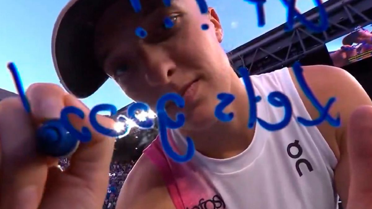 Twitter / SwiatekOOC / Na zdjęciu: Iga Świątek