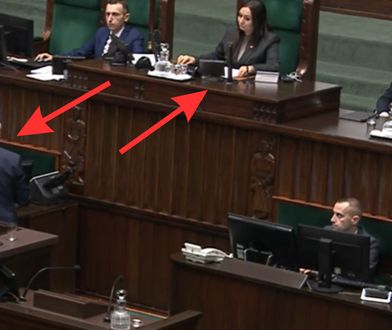 Zagroziła wyłączeniem mikrofonu. Gliński nie miał zamiaru jej posłuchać