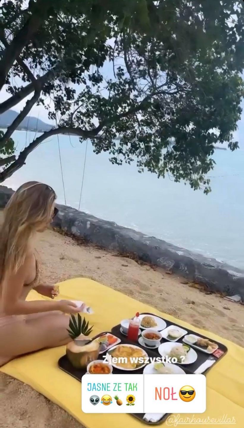 Marcelina Zawadzka na wakacjach w Tajlandii