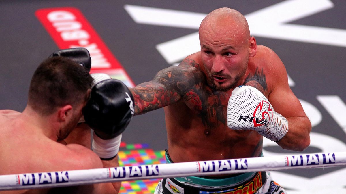 PAP / Artur Reszko / Na zdjęciu: Artur Szpilka w walce z Sergiejem Radczenką