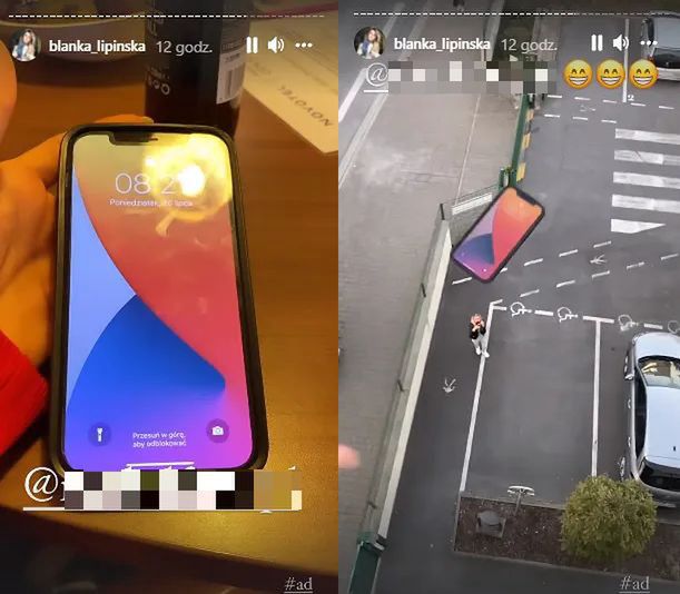 Blanka Lipińska wyrzuciła telefon przez okno 